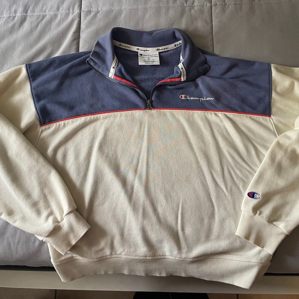 Women's Champion 1/4 Zip Pullover Sweatshirt